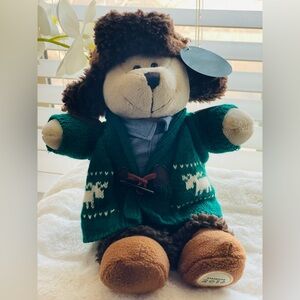 Starbucks 2016 Limited Edition Home For the Holidays Bearista Boy Bear Plush